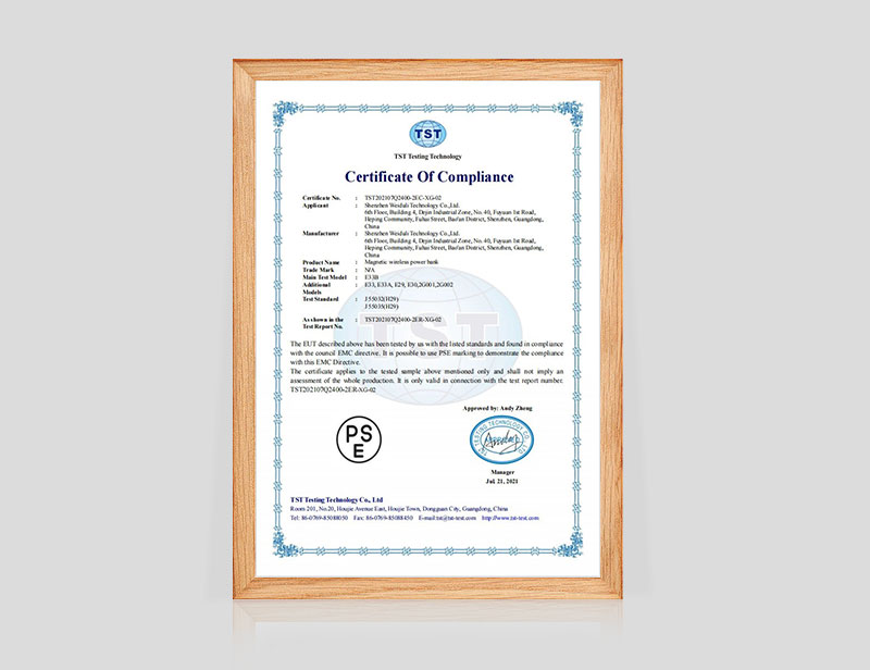 PSE Certificate